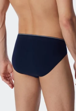 SCHIESSER 95/5 slip (1-pack), heren supermini slip biologisch katoen donkerblauw