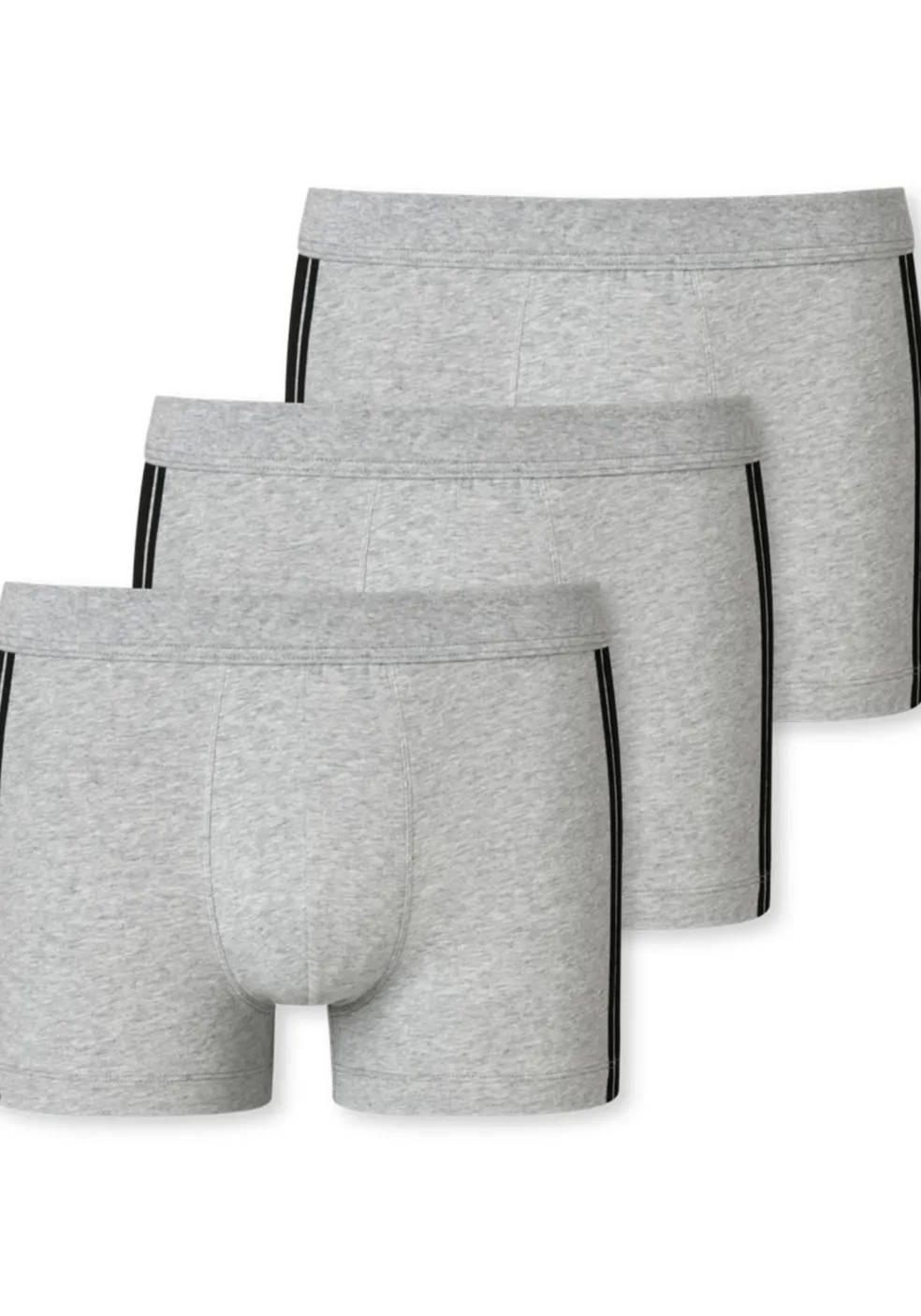 SCHIESSER 95/5 Stretch shorts (3-pack), grijs