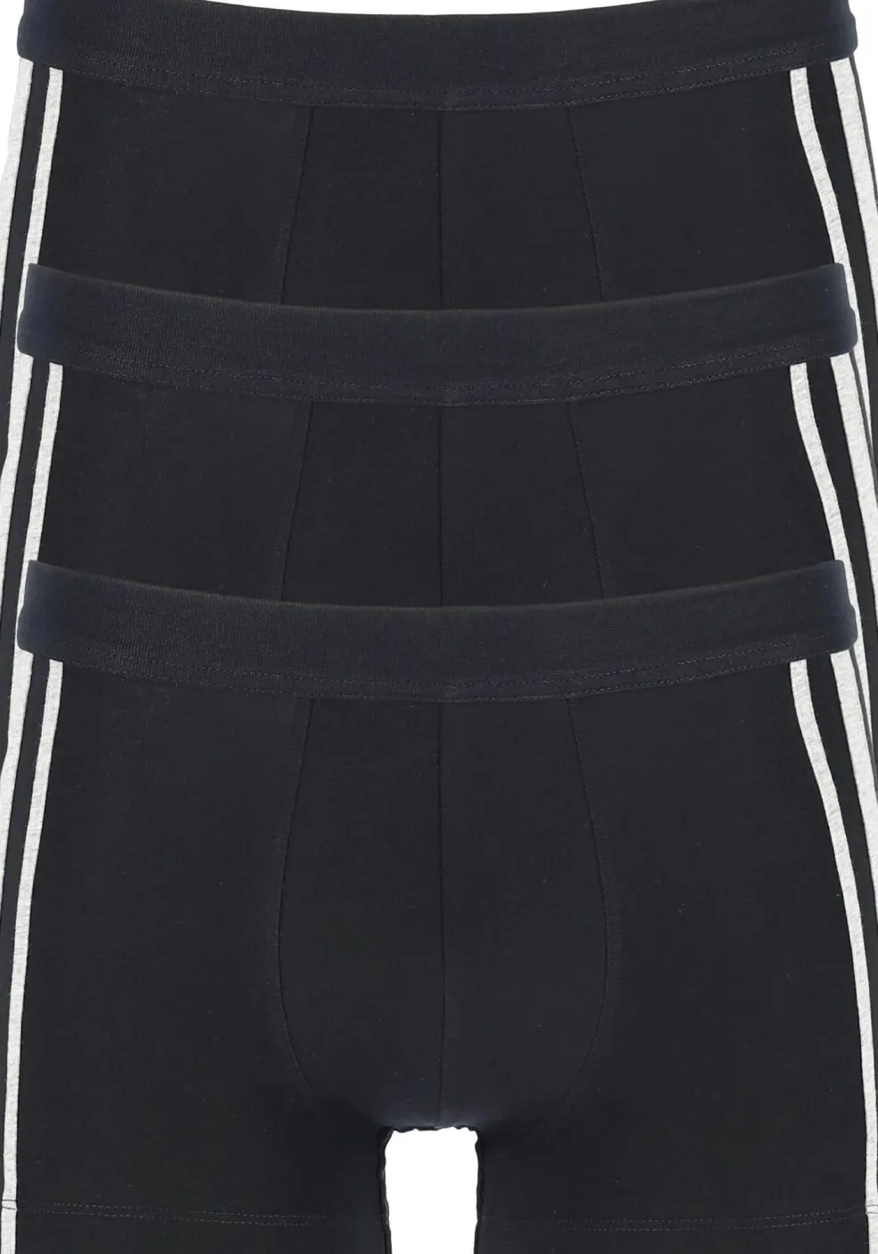 SCHIESSER 95/5 Stretch shorts (3-pack), zwart