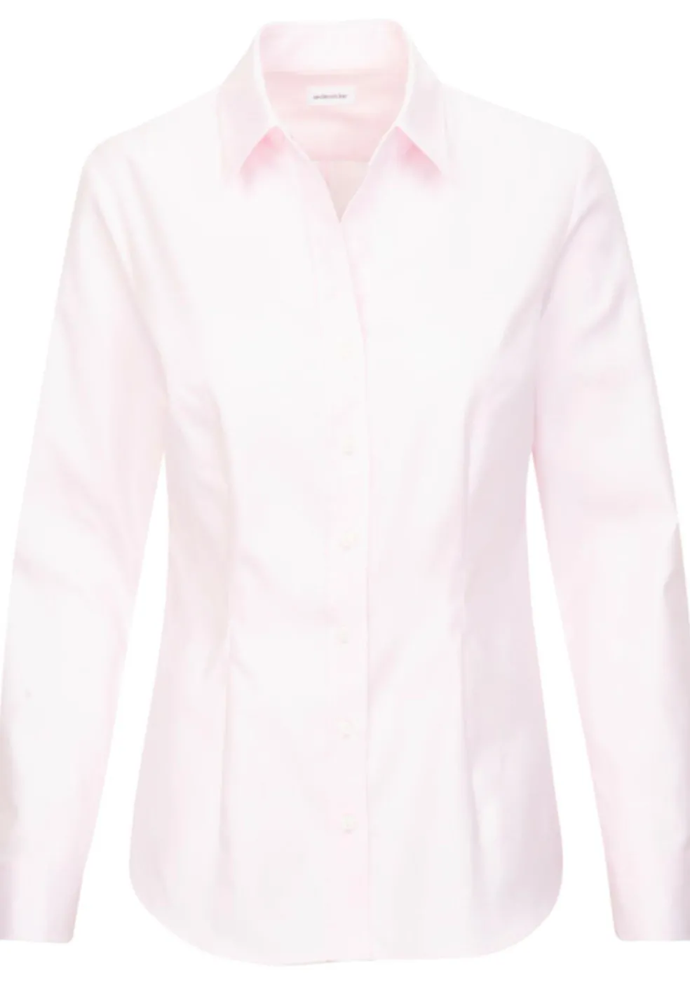 Seidensticker dames blouse slim fit, twill, roze