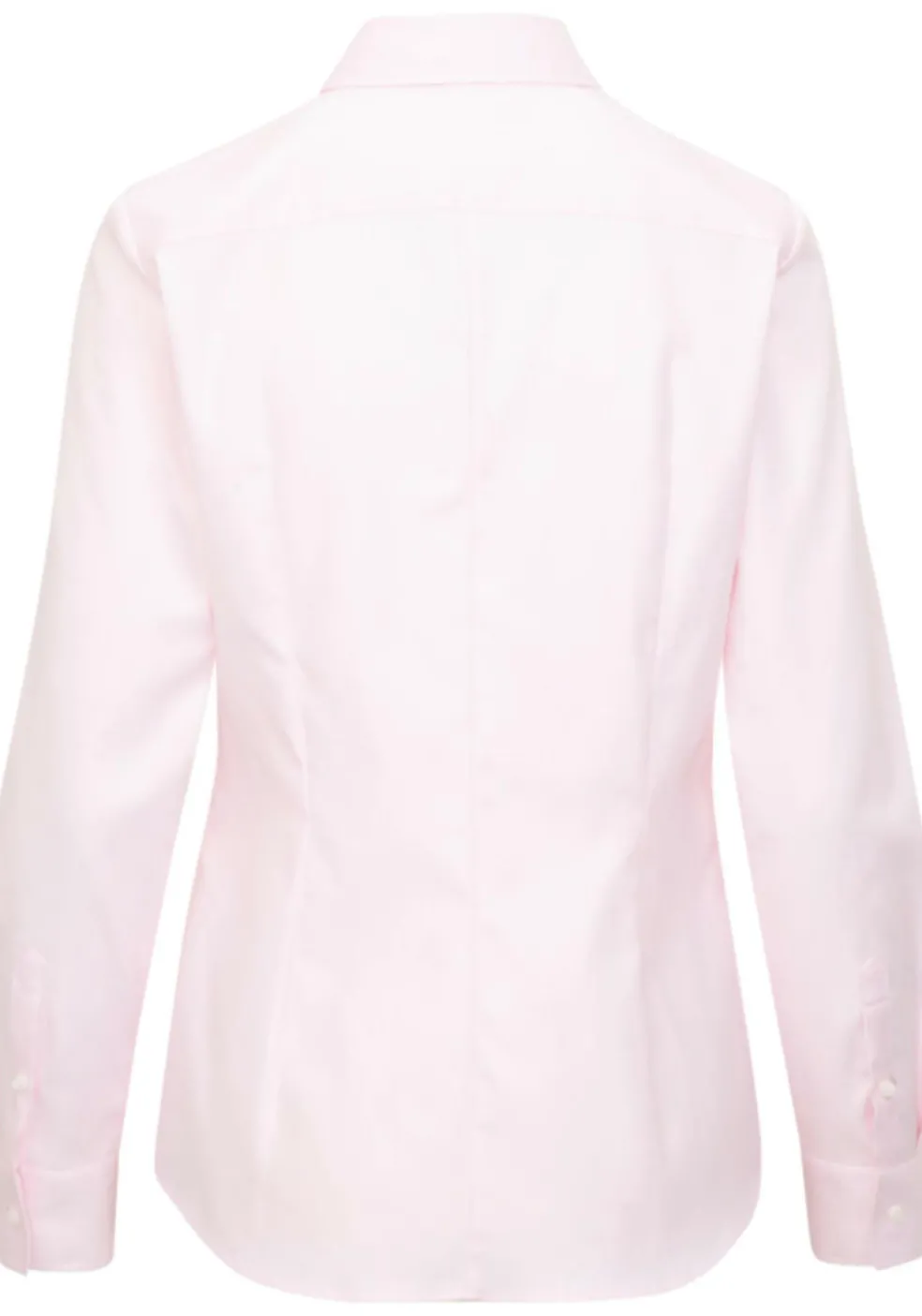 Seidensticker dames blouse slim fit, twill, roze