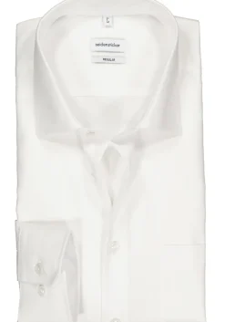 Seidensticker regular fit overhemd, wit