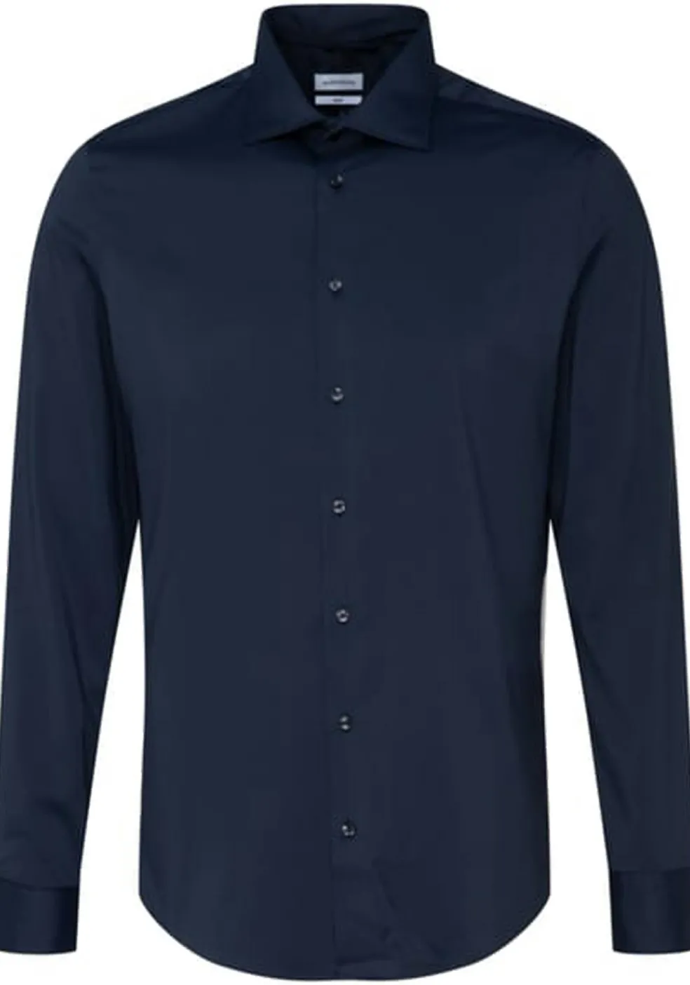 Seidensticker slim fit overhemd, twill, blauw
