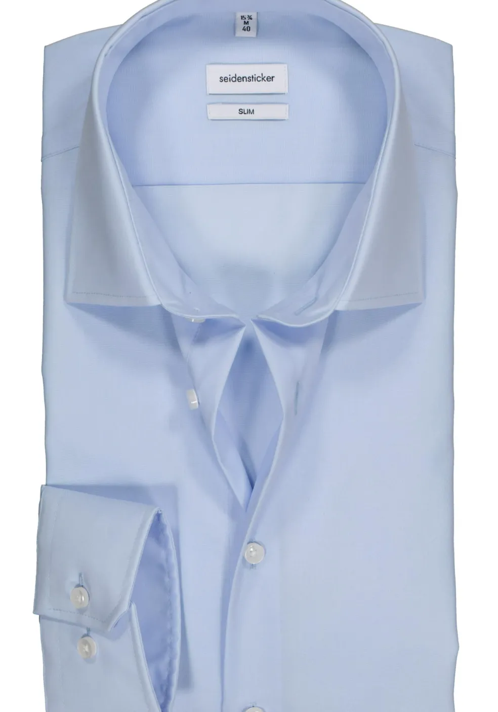 Seidensticker slim fit overhemd, lichtblauw