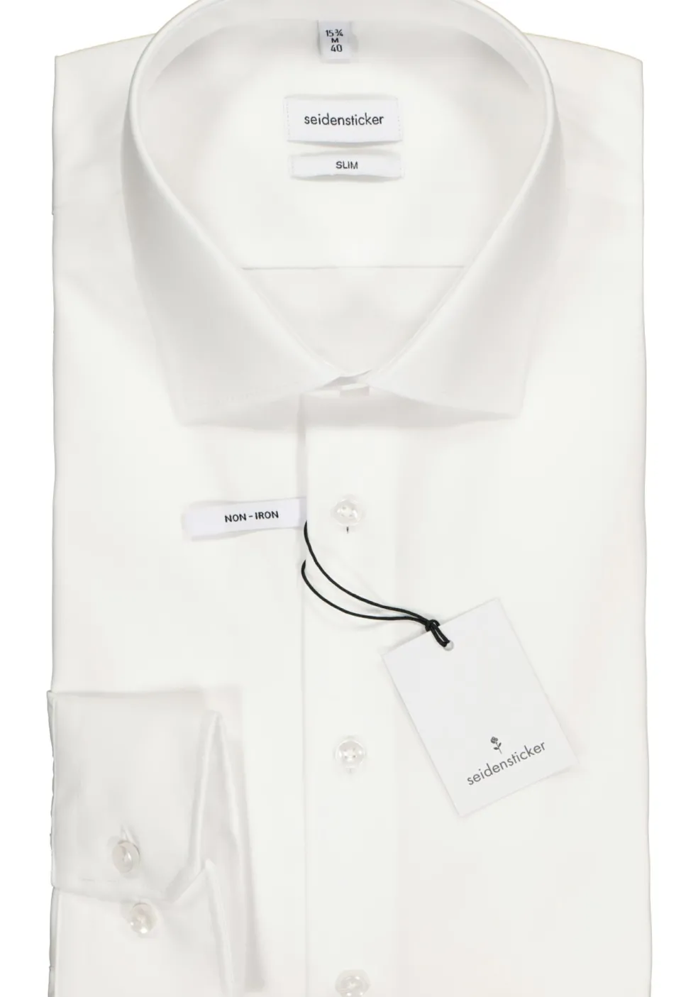 Seidensticker slim fit overhemd, wit