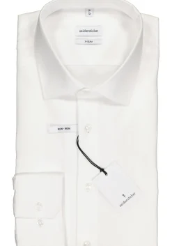Seidensticker x-slim fit overhemd, wit structuur