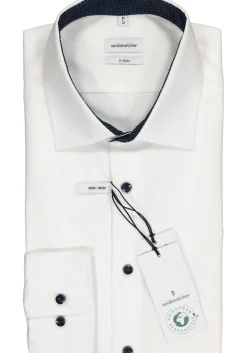 Seidensticker x-slim fit overhemd, wit (contrast)