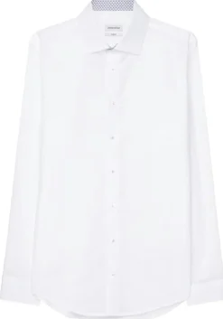 Seidensticker x-slim fit overhemd, popeline, wit
