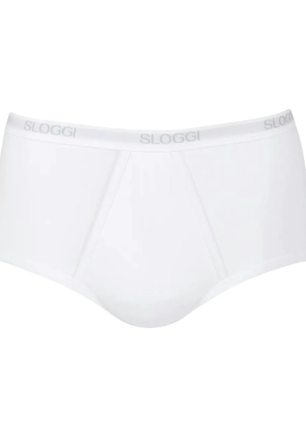 Sloggi Men Basic Maxi, heren heren slip met smalle zijkanten (1-pack), wit
