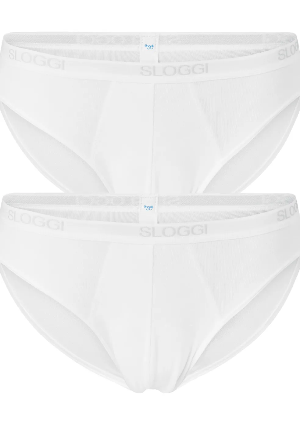 Sloggi Men Basic Mini, heren slips (2-pack), wit