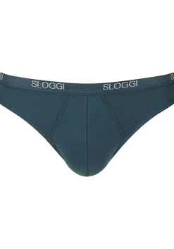 Sloggi Men Basic Mini, heren slip met smalle zijkanten (1-pack), nachtblauw