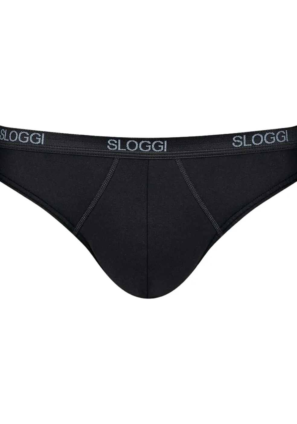 Sloggi Men Basic Mini, heren slip met smalle zijkanten (1-pack), zwart