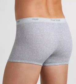 Sloggi Men Basic Short, heren boxershort korte pijp (2-pack), grijs