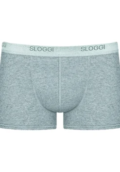 Sloggi Men Basic Short, heren boxershort korte pijp (1-pack), grijs