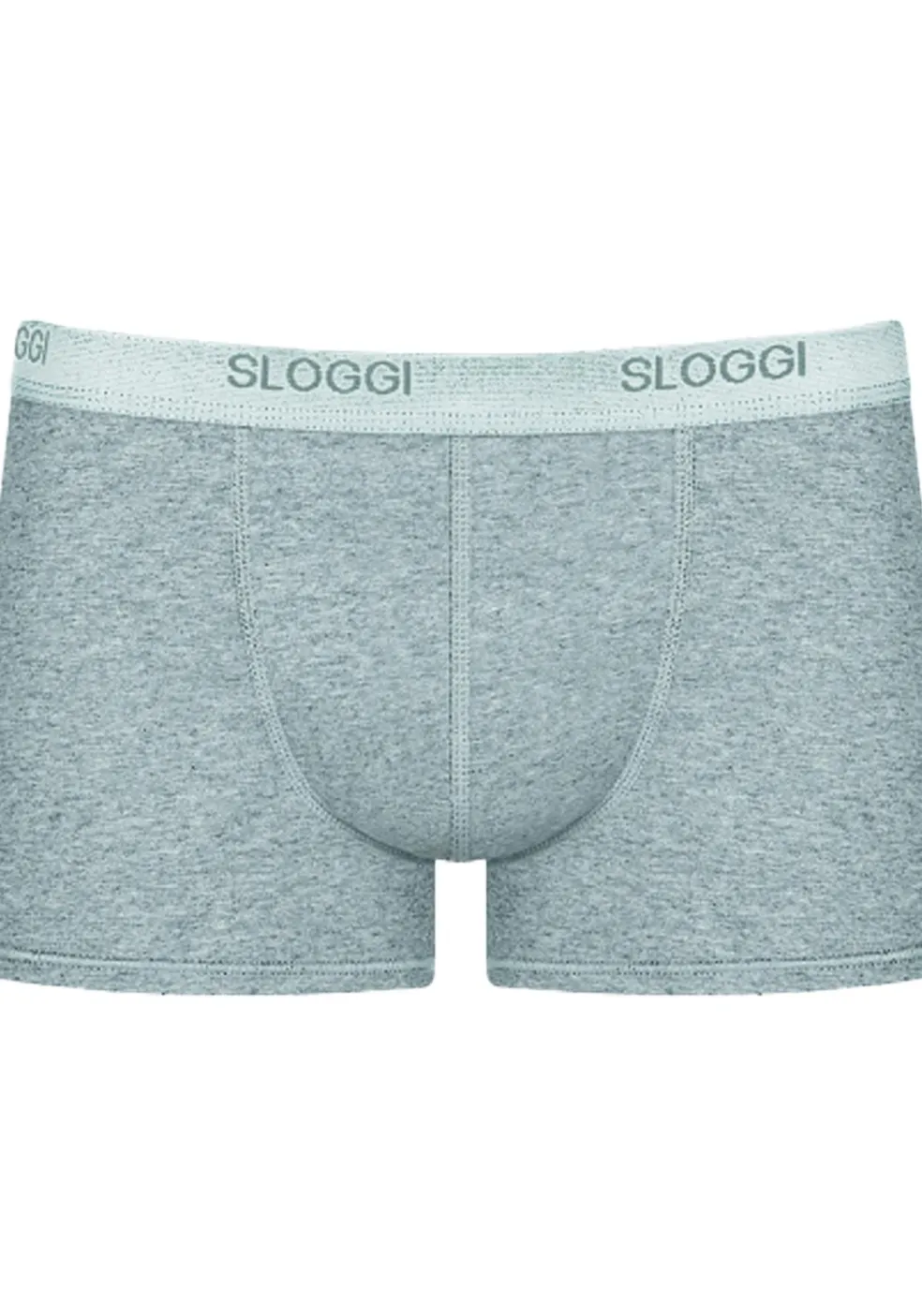 Sloggi Men Basic Short, heren boxershort korte pijp (1-pack), grijs