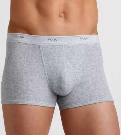 Sloggi Men Basic Short, heren boxershort korte pijp (1-pack), grijs