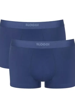 Sloggi Men EVER Ease Hipster, heren boxershort korte pijp (2-pack), donker kobaltblauw