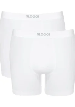 Sloggi Men EVER Ease Short, heren boxershort korte pijp (2-pack), wit