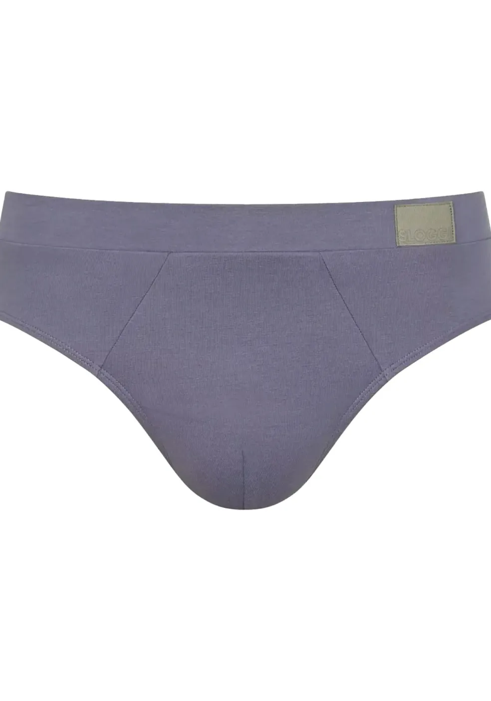 Sloggi Men GO Natural Brief, heren slip (2-pack), licht- en donkerblauw