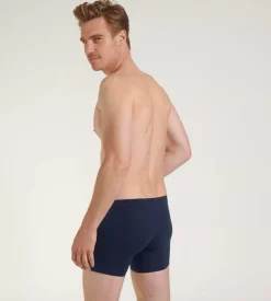 Sloggi Men GO Natural Short, heren boxershort korte pijp (2-pack), kobalt- en donkerblauw