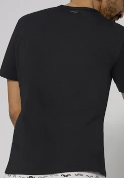 Sloggi Men GO Shirt O-Neck Regular Fit, heren T-shirt (1-pack), zwart