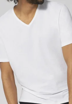 Sloggi Men GO Shirt V-Neck Regular Fit, heren T-shirt (1-pack), wit