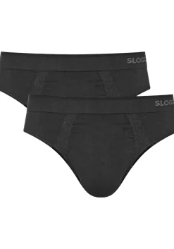 Sloggi Men GO Smooth Brief, heren slip (2-pack), zwart
