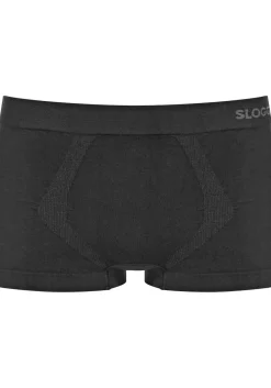 Sloggi Men GO Smooth Hipster, heren boxershort korte pijp (2-pack), zwart