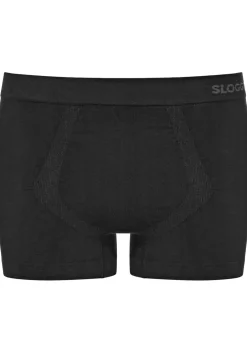 Sloggi Men GO Smooth Short, heren boxershort korte pijp (2-pack), zwart