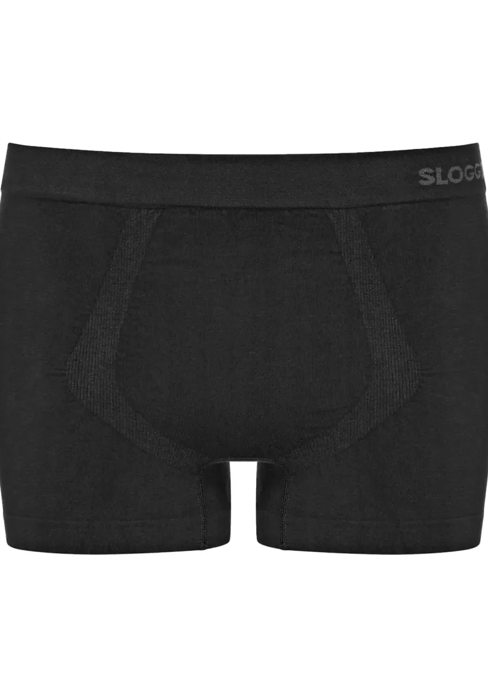 Sloggi Men GO Smooth Short, heren boxershort korte pijp (2-pack), zwart