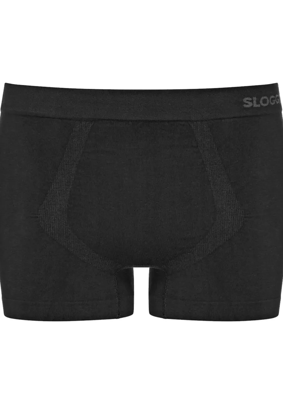 Sloggi Men GO Smooth Short, heren boxershort korte pijp (2-pack), zwart
