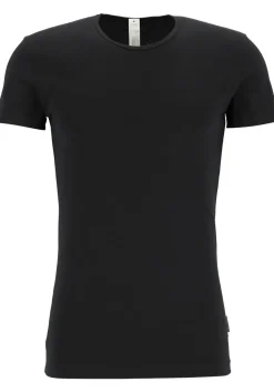 Sloggi Men 24/7 Shirt O-hals, heren T-shirts (2-pack), zwart