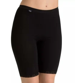 Sloggi Women Basic+ Long (2-pack), dames boxer, zwart
