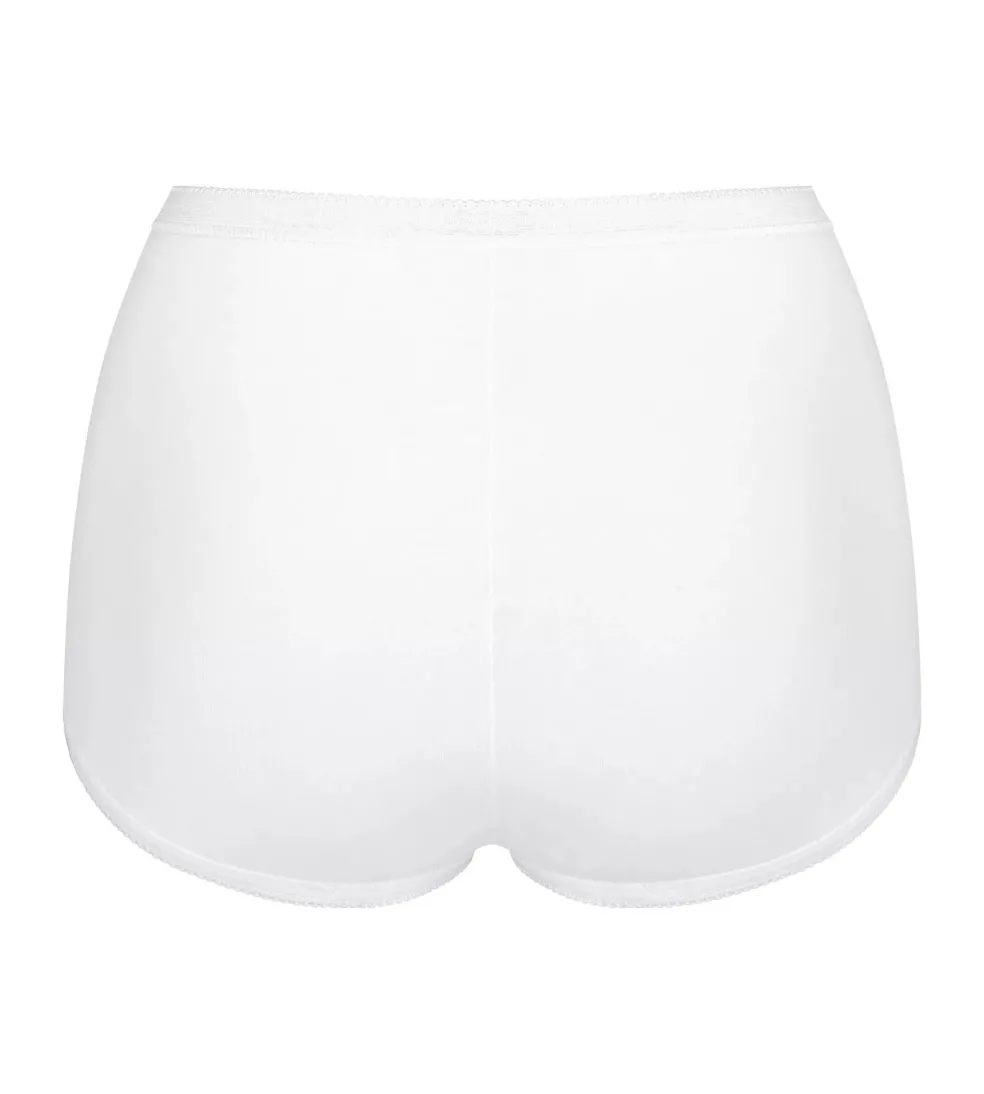 Sloggi Women Basic+ Maxi (4-pack), dames slip, wit, beige, zwart, grijs