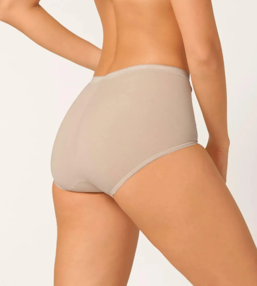 Sloggi Women Basic+ Maxi (4-pack), dames slip, beige