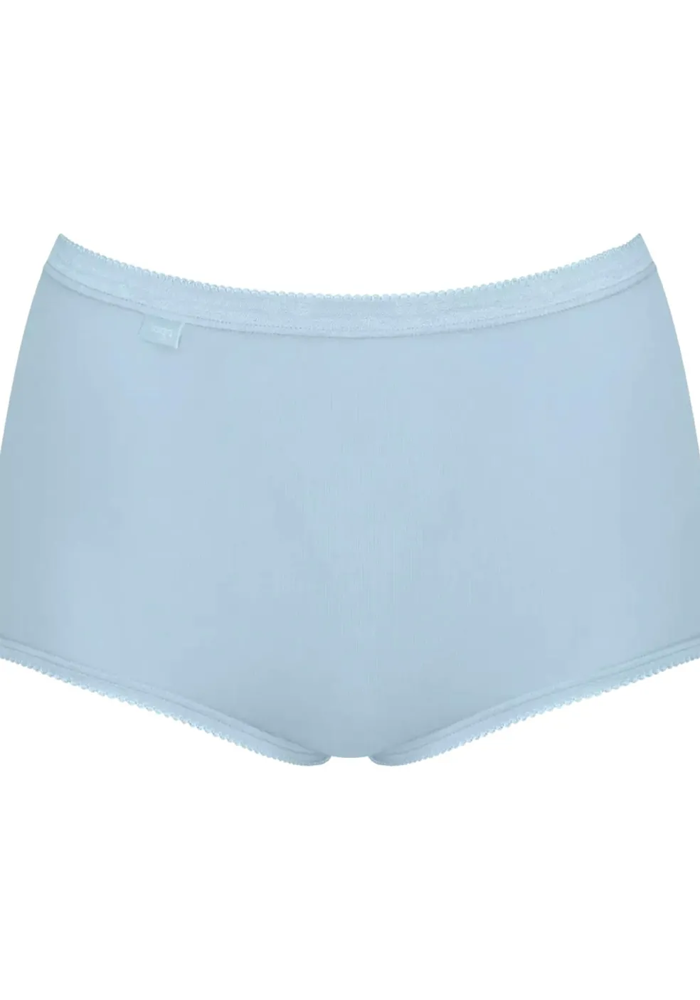 Sloggi Women Basic+ Maxi (4-pack), dames slip, wit, lichtblauw, abrikoos, terra