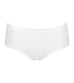 Sloggi Women Basic+ Midi (4-pack), dames slip, wit, grijs, lila, zwart