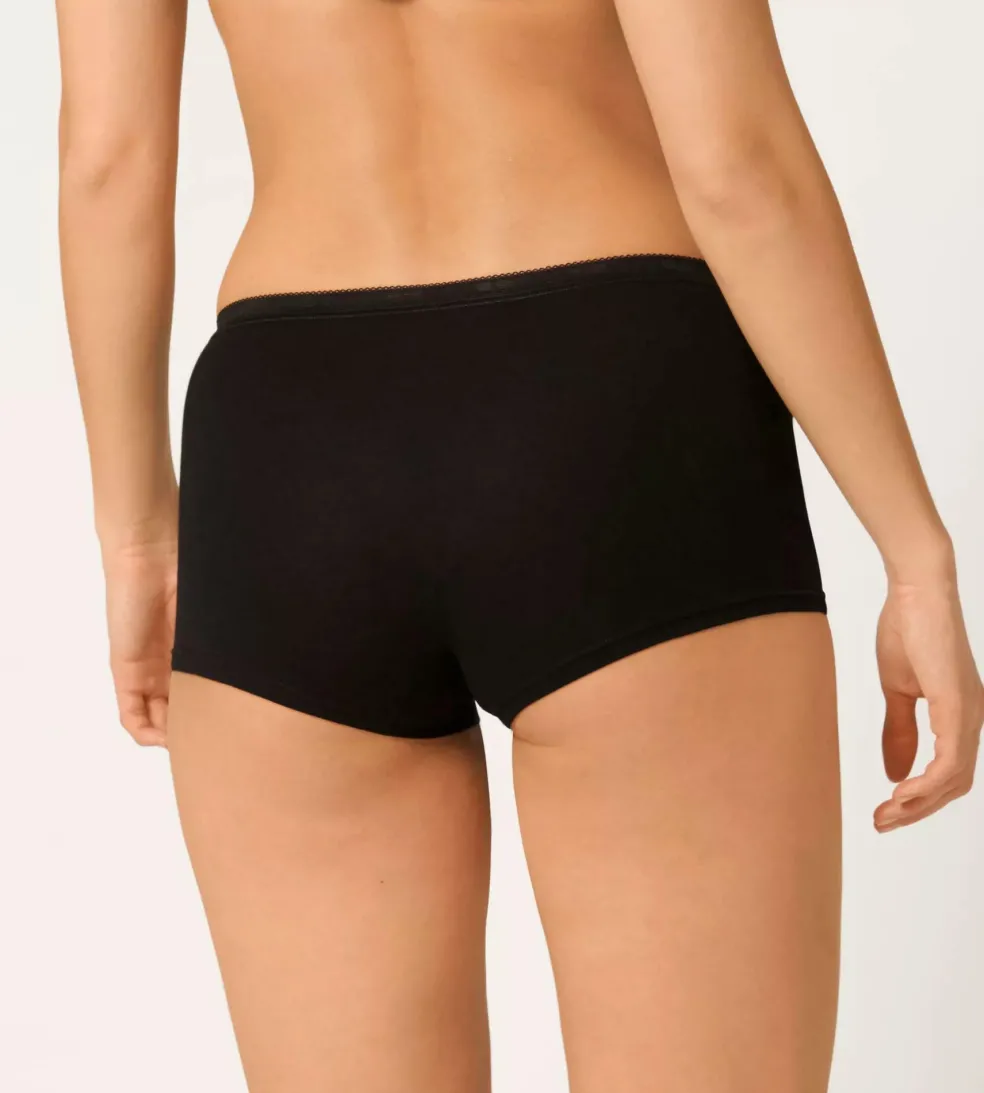 Sloggi Women Basic+ Short (1-pack), dames boxer, zwart