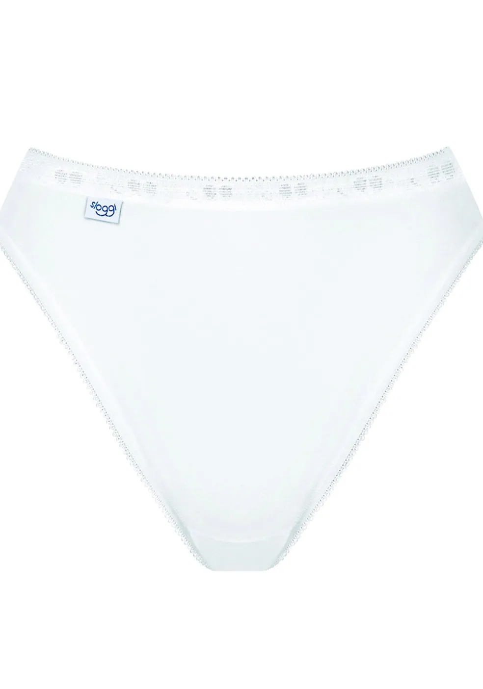 Sloggi Women Basic Tai, dames tai slip (4-Pack), wit