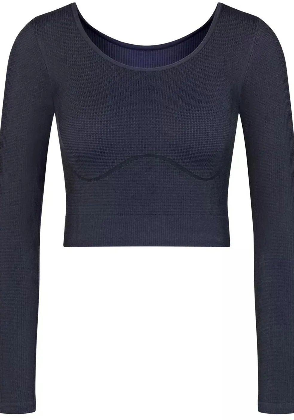Sloggi Women EVER Infused Aloe Crop top LS (1-pack), dames korte top, donkerblauw