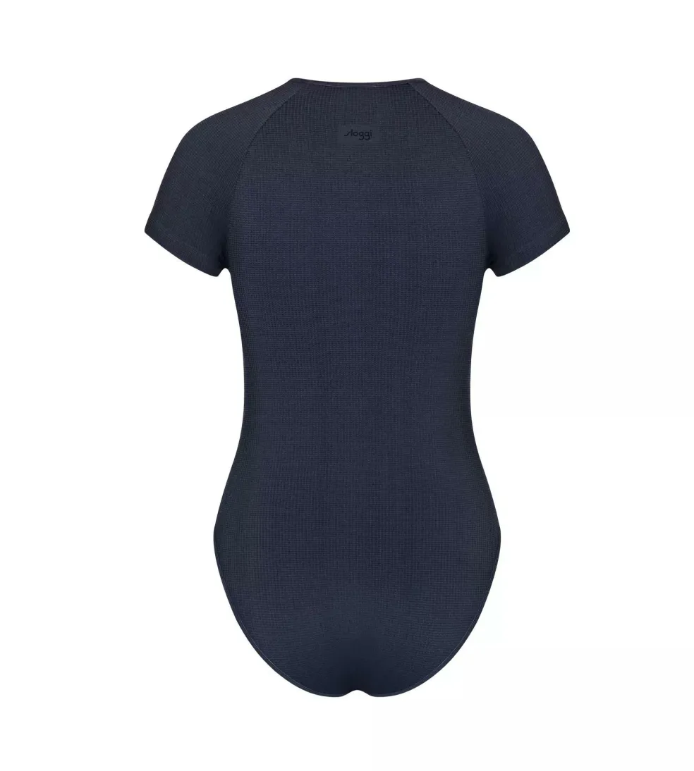 Sloggi Women EVER Infused Aloe St Sleeve Body, body, donkerblauw