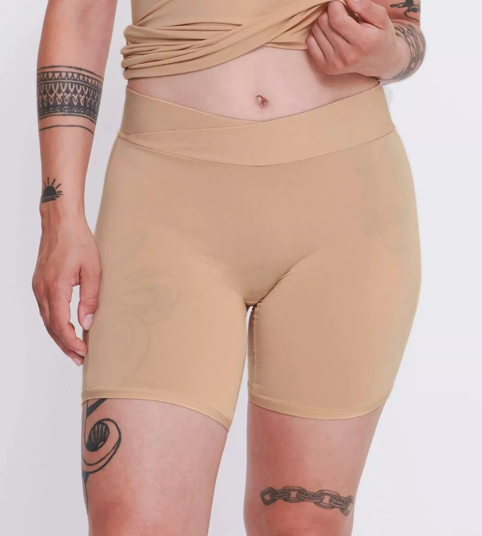 Sloggi Women GO Allround Cyclist (1-pack), dames boxer, lichtbruin