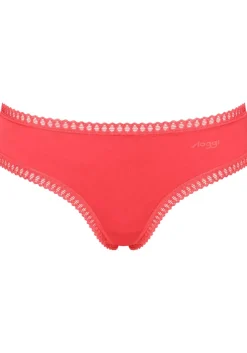 Sloggi Women GO Crush Hipster (3-pack), dames slip, geel, oranjerood, print