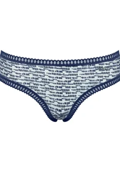 Sloggi Women GO Crush Hipster (3-pack), dames slip, lichtblauw, donkerblauw, print