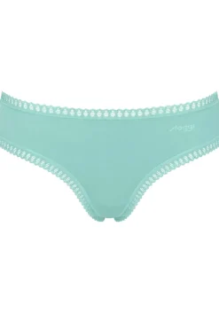 Sloggi Women GO Crush Hipster (3-pack), dames slip, lichtgroen, turquoise, print