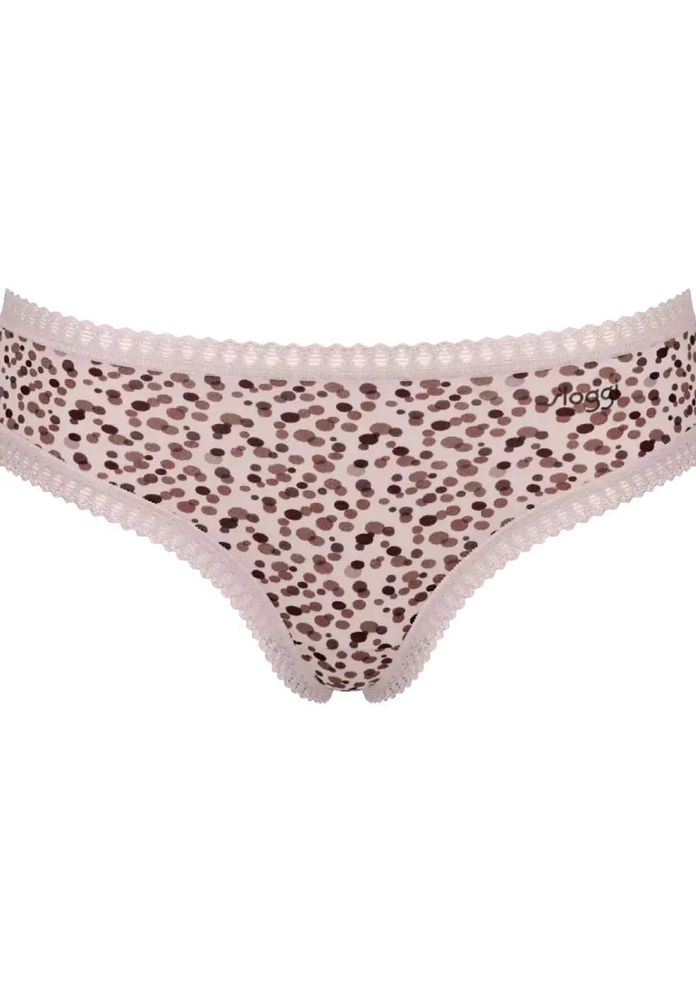 Sloggi Women GO Crush Hipster (3-pack), dames slip, lichtroze, mauve, print