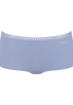 Sloggi Women GO Crush Short (3-pack), dames boxer, lichtblauw, donkerblauw, print