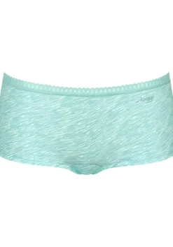 Sloggi Women GO Crush Short (3-pack), dames boxer, lichtgroen, turquoise, print
