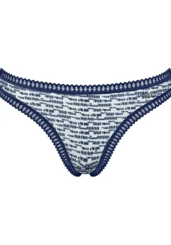 Sloggi Women GO Crush String (3-pack), dames string, lichtblauw, donkerblauw, print