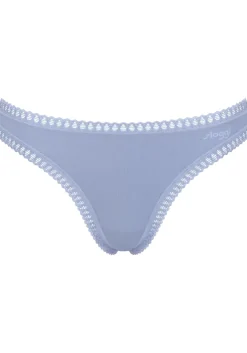 Sloggi Women GO Crush String (3-pack), dames string, lichtblauw, donkerblauw, print
